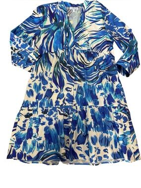 Perlavera Waves Dress Size S NWOT